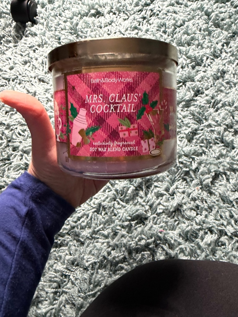 BNWT Bath and Body Works Mrs. Claus Cocktail Candle